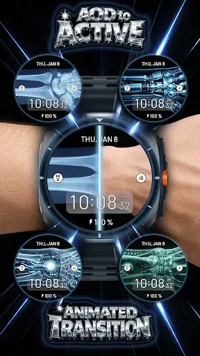 Скриншот 1 — WOW! X—RAY Watch Face