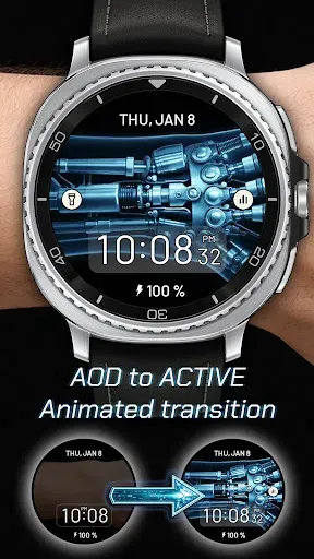 Скриншот 3 — WOW! X—RAY Watch Face