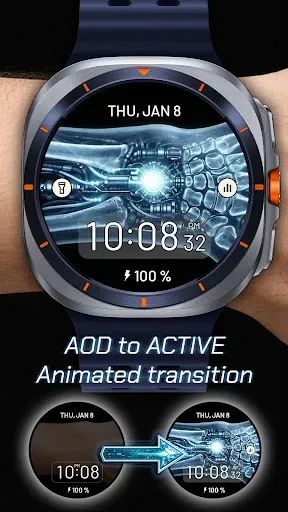 Скриншот 4 — WOW! X—RAY Watch Face