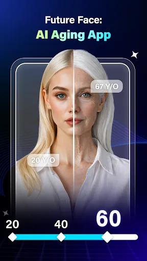 Скриншот 1 — Future Face: AI Aging App