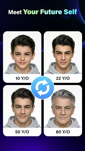 Скриншот 2 — Future Face: AI Aging App