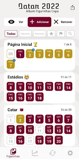 Скриншот 5 — Álbum Figurinhas Copa do Mundo