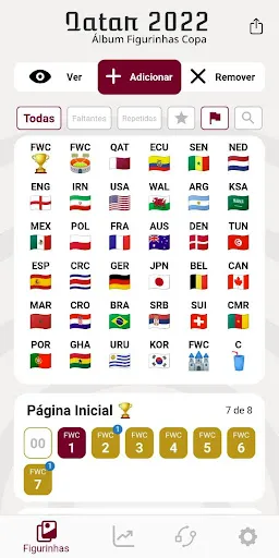 Скриншот 6 — Álbum Figurinhas Copa do Mundo