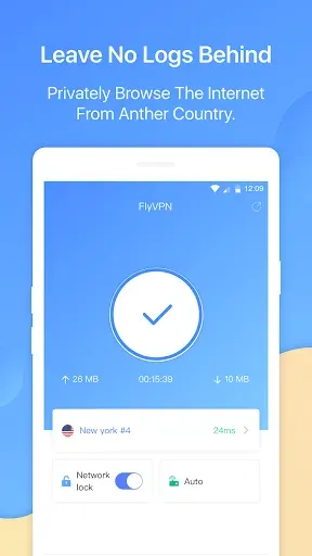 Скриншот 1 — FlyVPN - Secure & Fast VPN