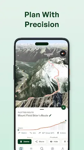 Скриншот 3 — Outmap: Ski & Snowboard Maps