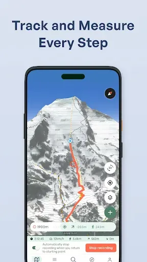 Скриншот 5 — Outmap: Ski & Snowboard Maps