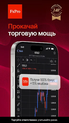 Скриншот 1 — FxPro: Онлайн трейдинг брокер