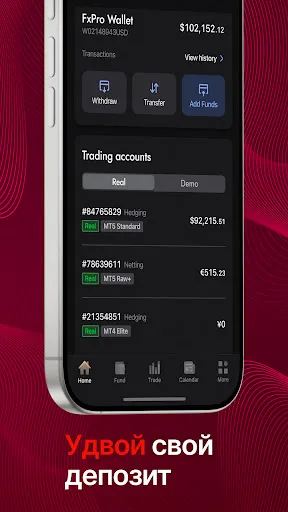 Скриншот 2 — FxPro: Онлайн трейдинг брокер