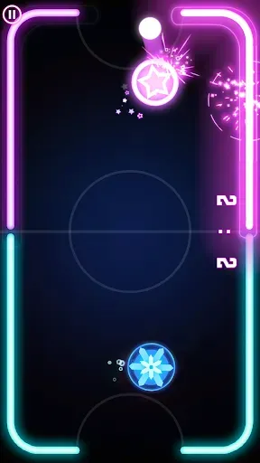 Скриншот 2 — Neon Hockey