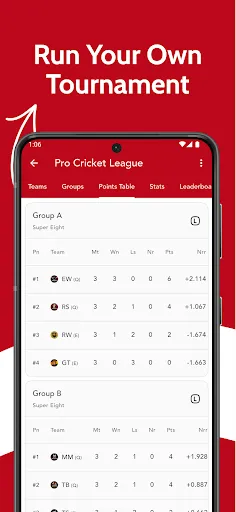 Скриншот 4 — CricScorer-Cricket Scorer App