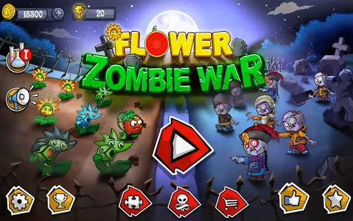 Скриншот 1 — Flower zoombie war