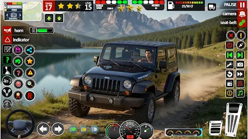 Скриншот 1 — Offroad Jeep Cargo Simulator