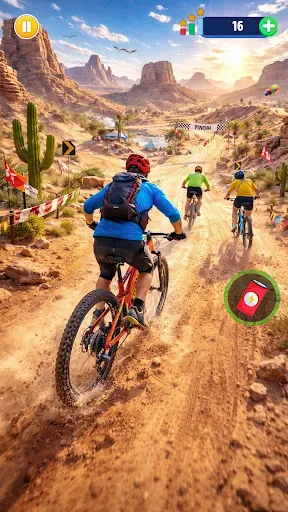 Скриншот 2 — Bmx Bike Race Cycle Stunt Game