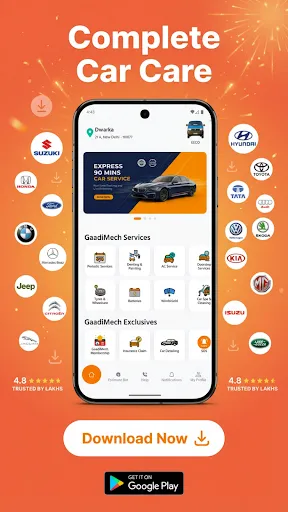 Скриншот 1 — GaadiMech: Express Car Service
