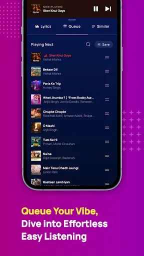 Скриншот 4 — Gaana: Music App, MP3 Songs