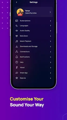 Скриншот 6 — Gaana: Music App, MP3 Songs