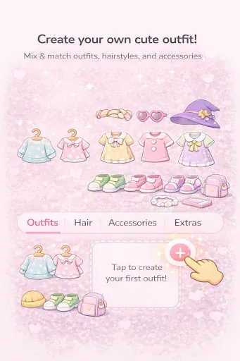 Скриншот 2 — Gacha Style Outfits & Hair