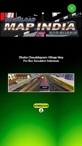 Скриншот 1 — Map India for Bussid