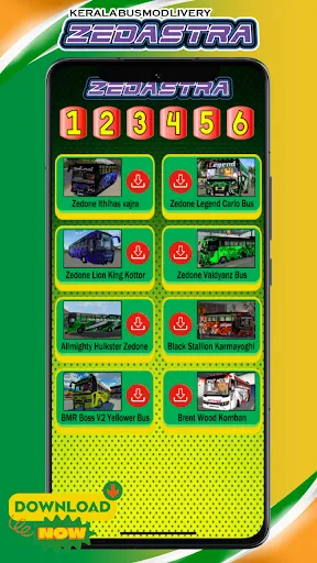 Скриншот 1 — Zedastra Bus Mod Komban Dawood
