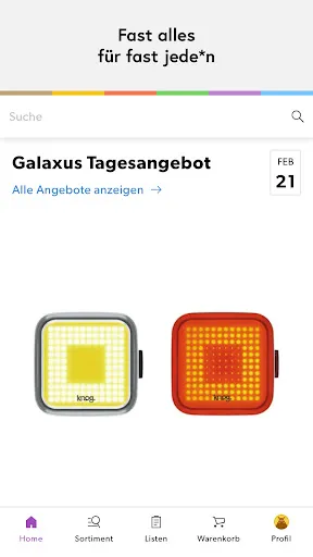 Скриншот 1 — Galaxus – dein Onlineshop