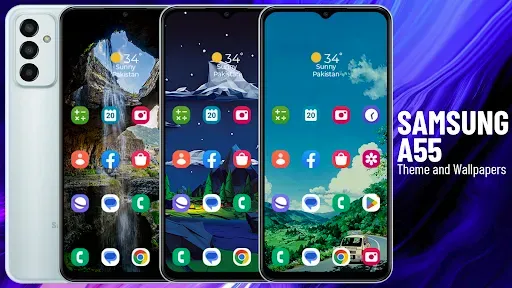 Скриншот 1 — Samsung A51 Launcher & Themes