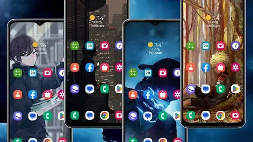 Скриншот 4 — Samsung A51 Launcher & Themes