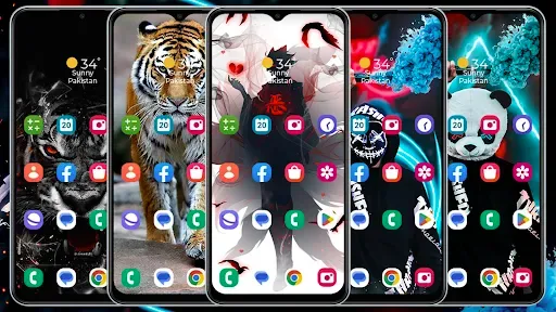 Скриншот 5 — Samsung A51 Launcher & Themes