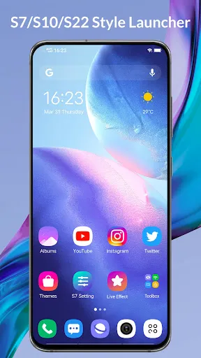 Скриншот 1 — S25 / S7 Launcher for Galaxy S