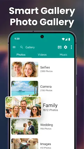 Скриншот 1 — Smart Gallery : Photo Gallery