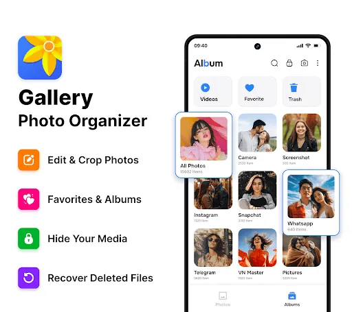 Скриншот 1 — Gallery - Photo Gallery, Album