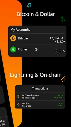 Скриншот 2 — Blink (Bitcoin Wallet)