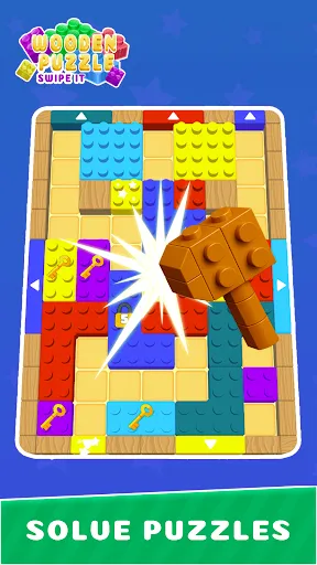Скриншот 1 — Swipe It: Board Wooden Puzzle