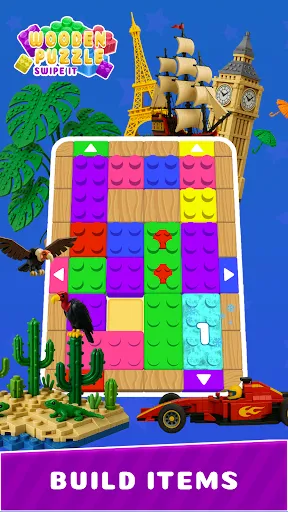 Скриншот 2 — Swipe It: Board Wooden Puzzle
