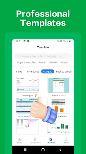 Скриншот 5 — Spreadsheet Editor:excel,word