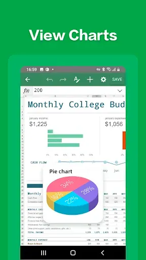 Скриншот 8 — Spreadsheet Editor:excel,word