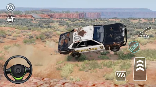 Скриншот 2 — Jumping Car Damage Test Game