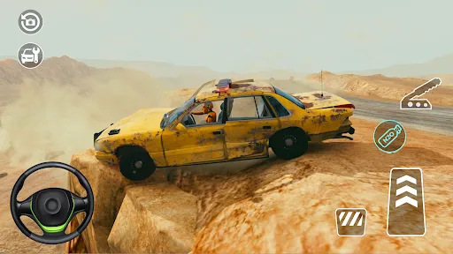 Скриншот 3 — Jumping Car Damage Test Game