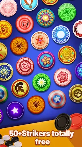 Скриншот 7 — Carrom Lite-Board Offline Game