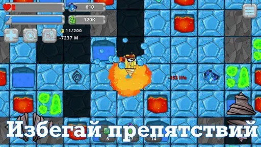 Скриншот 2 — Digger Machine: найди минералы