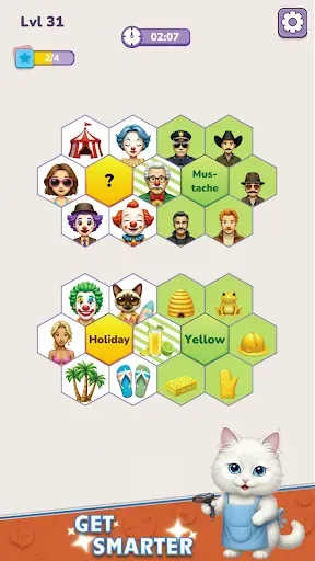 Скриншот 4 — HexMoji - Mosaic Associations