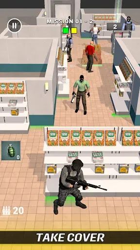 Скриншот 3 — Rescue Agent: Shoot & Hunt