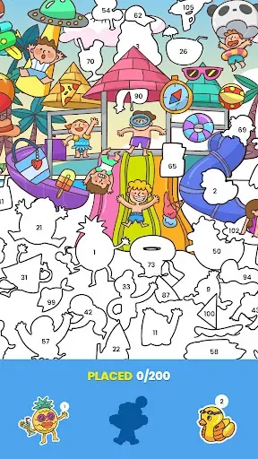 Скриншот 3 — Sticker Book: Color By Number