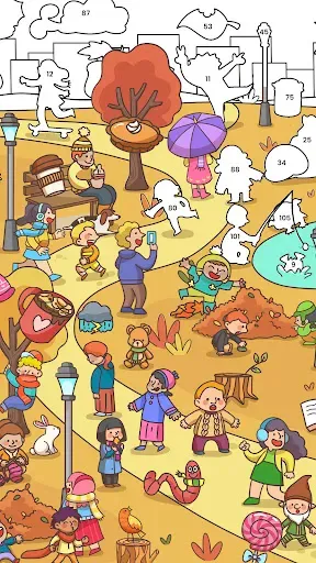 Скриншот 5 — Sticker Book: Color By Number
