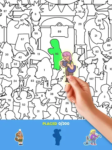 Скриншот 7 — Sticker Book: Color By Number