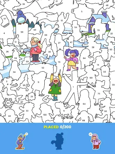 Скриншот 8 — Sticker Book: Color By Number