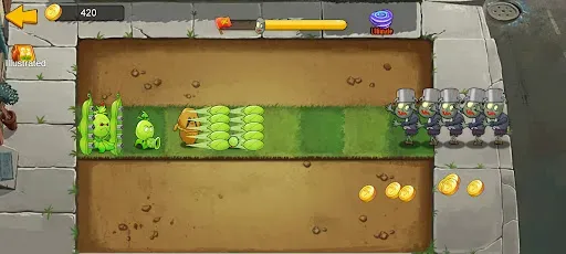 Скриншот 3 — Merge Plants – Defense Zombies