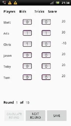Скриншот 3 — Wizard Card Game (Counter)