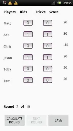 Скриншот 4 — Wizard Card Game (Counter)