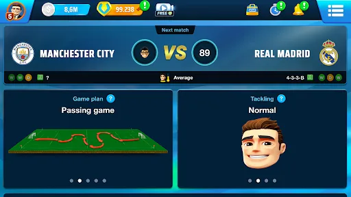 Скриншот 6 — OSM 26 - Football Manager game