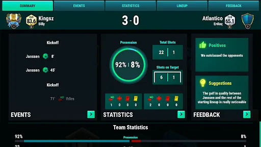 Скриншот 5 — Ultimate Football Manager